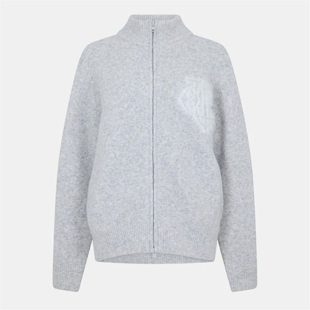 Couture Unisex Adult Distressed Jacket / Grey Melange